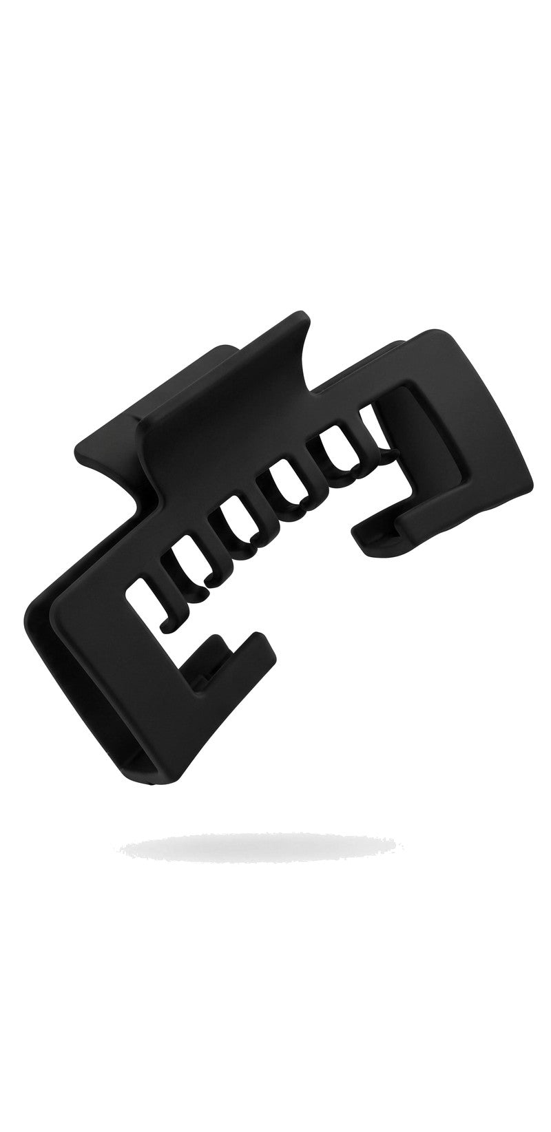 Alora hat claw clips in matte black